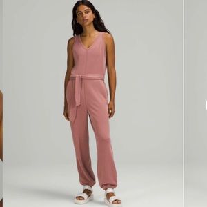NEW Lululemon Ease of it All V-Neck Jumpsuit- 
Spiced Chai